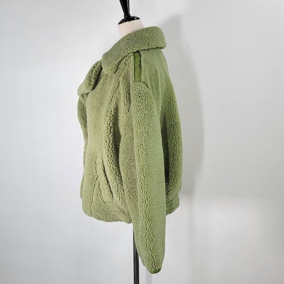 FREE PEOPLE joplin cozy sherpa jacket Sz M NEW - Picture 5 of 11